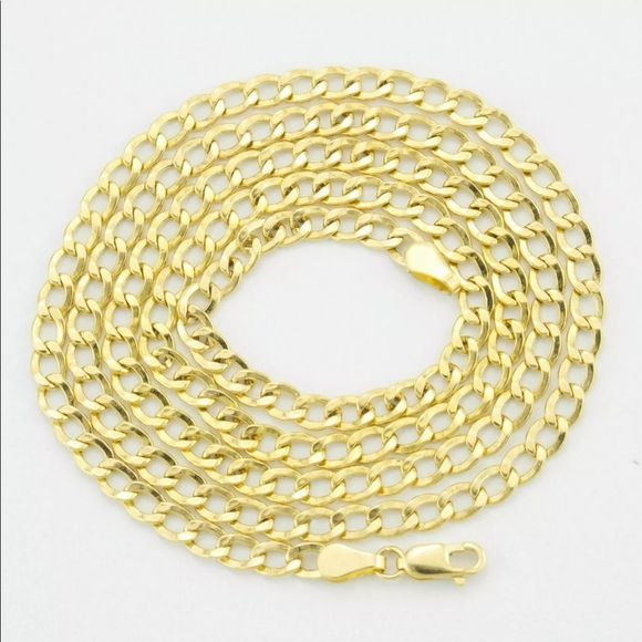 Women’s 10K Cuban Chain 3.5MM 18” New